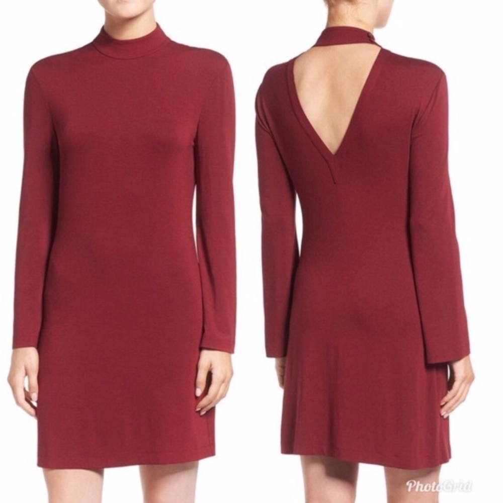 Rebecca Minkoff Cursa Mock Neck Mini Dress